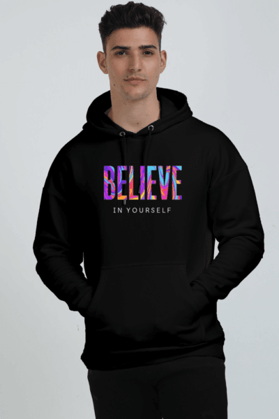 Oversized Sweatshirt "Believe in yourself" - Image 2