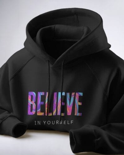 Oversized Sweatshirt "Believe in yourself"